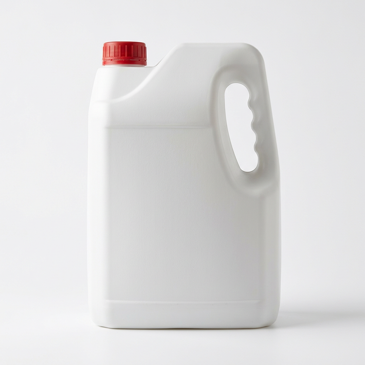 Generated illustration of a generic detergent jug, not verified Big Red packaging